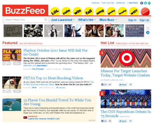 70路小报：内容网站Buzzfeed的成功之道