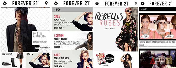 App推广 推广案例 Forever21 ASO 关键词优化