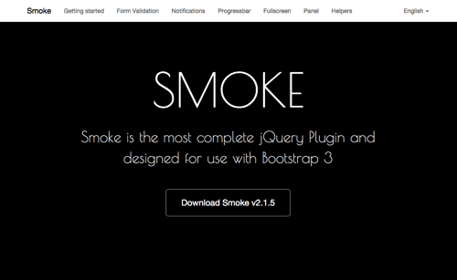 Bootstrap插件 Smoke插件 Web前端开发